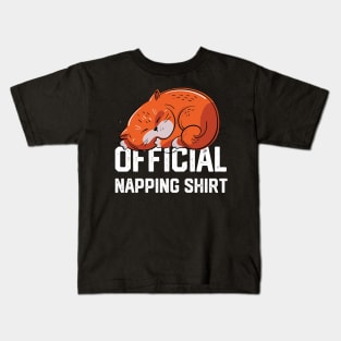 official napping shirt Kids T-Shirt